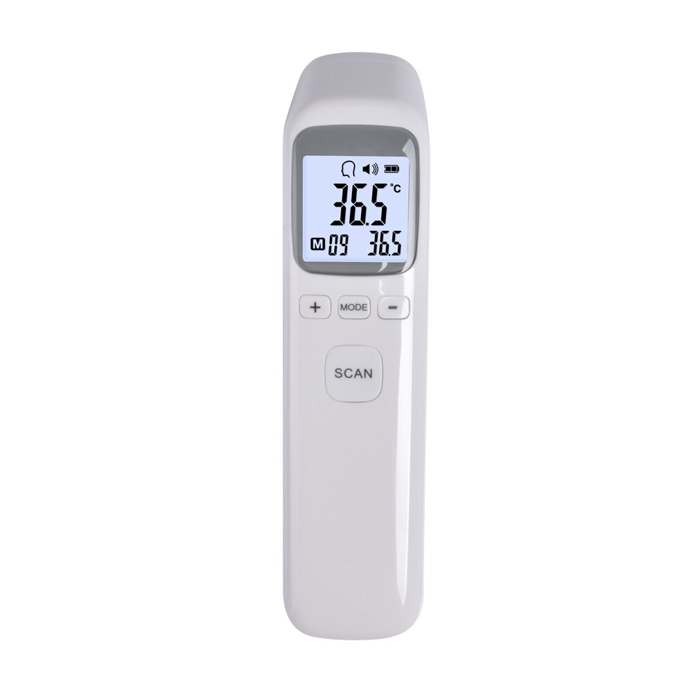 Digitale Voorhoofd Thermometer Backlight Infrarood Lichaam Meten Voorhoofd Body Termometro Koorts Meten Tool Voor Volwassenen Kids: Black Screen