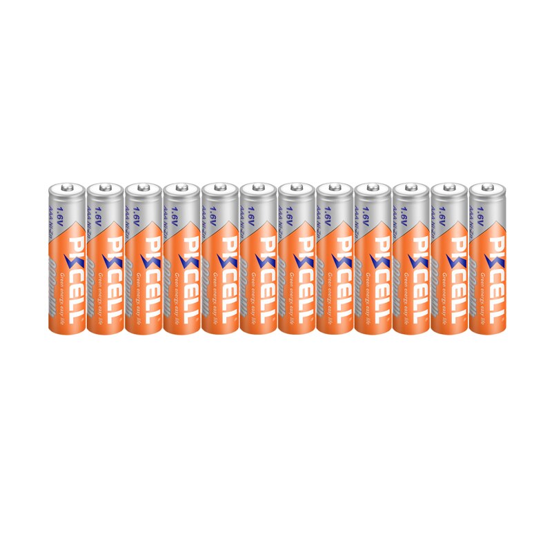 12Pcs PKCELL AAA NI-ZN Rechargeable Batteries aaa 900mWh 1.6V ni-zn Battery For Digital Camera RC Car Flash Electric Toys