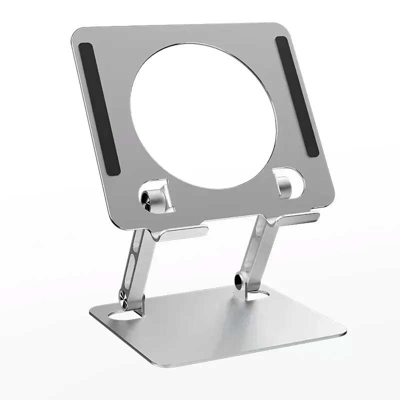 Soporte plegable de Metal para ordenador portátil, soporte para radiador, escritorio ahuecado, soporte para tableta, radiador X42 SL10 MEMO DL05 para tableta Macbook: Rojo