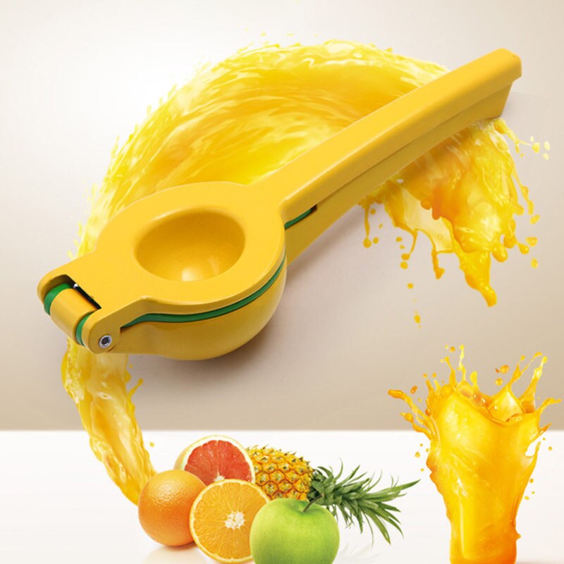 Lemon Squeezer Hand Held Juicer Double Bowl Metal Lemon Lime Squeezer Manual Orange Citrus Press Juicer Squeeze Kitchen Tools U3