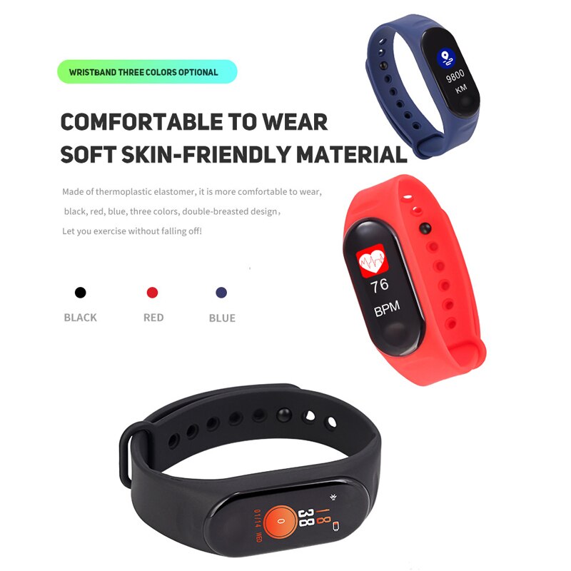 tracking Bluetooth Smart Bracelet Heart Rate Monitor Wristband Fitness for Android iOS PK Xiomi Mi Band Smart GPS Trackers Scr