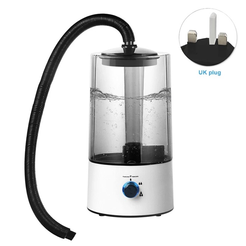 Humidificador de niebla para anfibios y reptiles de 4L, con manguera ajustable, terrario, nebulizador para reptiles, accesorios