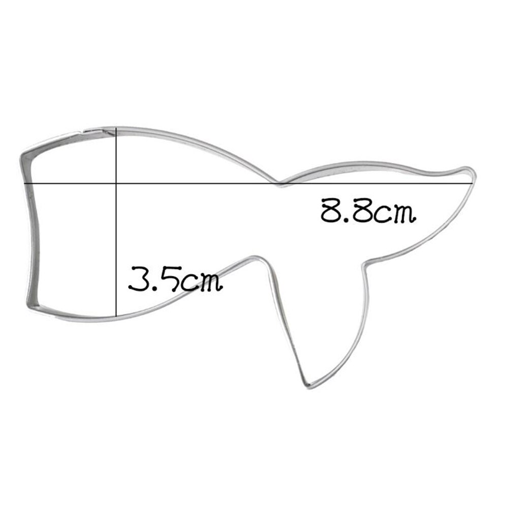 Ogon syreny w kształcie foremka robić wykrawania ciasteczek dla foremka robić ciasteczek ze stali nierdzewnej foremki robić masy cukrowej DIY narzędzie robić pieczenia ciasta narzędzia robić pieczenia herbatników