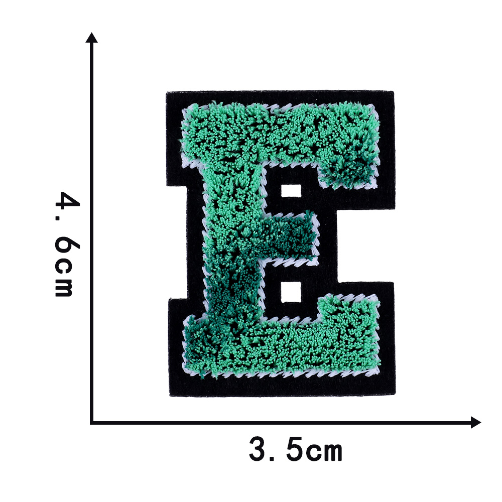 Letters Toothbrush Embroidery English Patches For Sew On Clothing Patch Clothes Applique DIY Garment Hat Decor: Black Nickel
