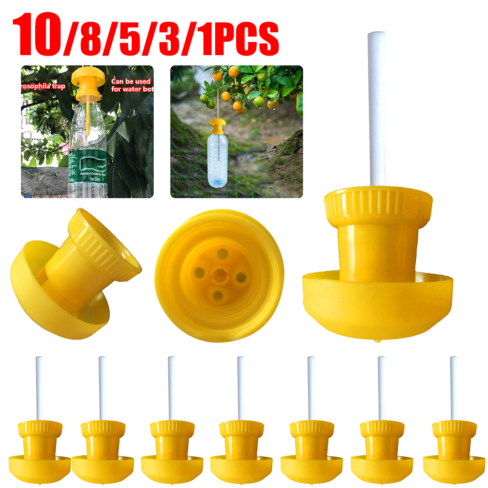 10 Stuks Tuin Insecten Ongediertebestrijding Fruit Vlieg Trap Moordenaar Opknoping Drosophila Killer Tools Fruitvlieg Vanger Voor Huis Tuin Boerderij