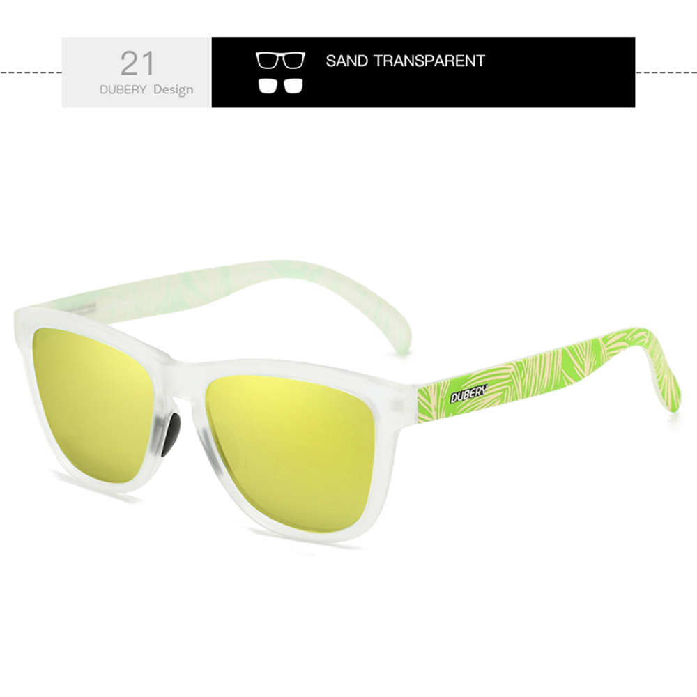 DUBERY Gafas de sol polarizadas con montura completa para hombres y mujeres 28 colores modelo 550