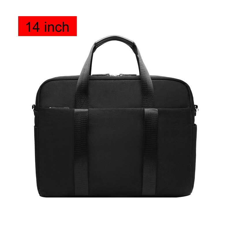 Laptop Bag 13.3 14 15.6 Inch Waterproof Briefcase for Macbook Air Pro Office Computer Shoulder Handbag Large Business Bags XA61C: 14in BlackB