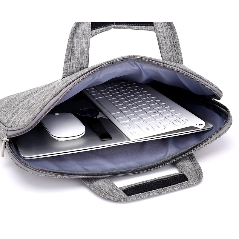 Cesha heren waterdichte canvas 15 inch laptoptas duurzame documententas draagbare draagbare portfolio