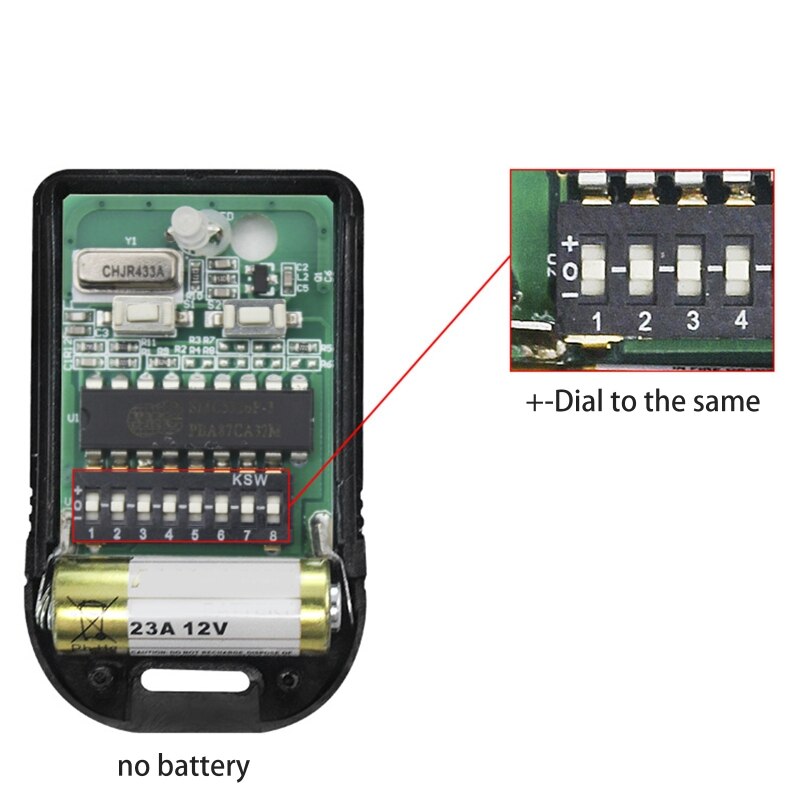 Garage Door Remote Control for SMC5326 Garage Door, 330mhz or 433mhz Garage Door Duplicator