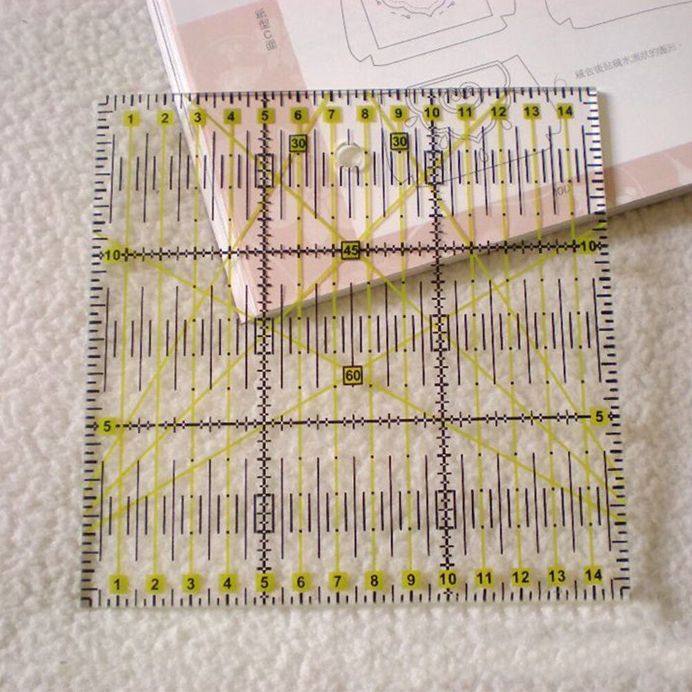 Praktische Schneiderin Stoff Schneiden Verdickt Acryl Quadrate Werkzeug Manuelle Cutter Genaue Herrscher