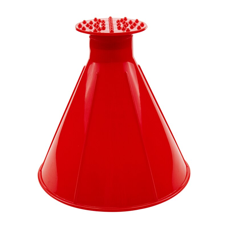 Home Snow Remover Deicer Cone Deicing Cone Shaped Ice Car Magic Window Glass Cleaning Tool Scraper Outdoor Funnel Windshield: RED
