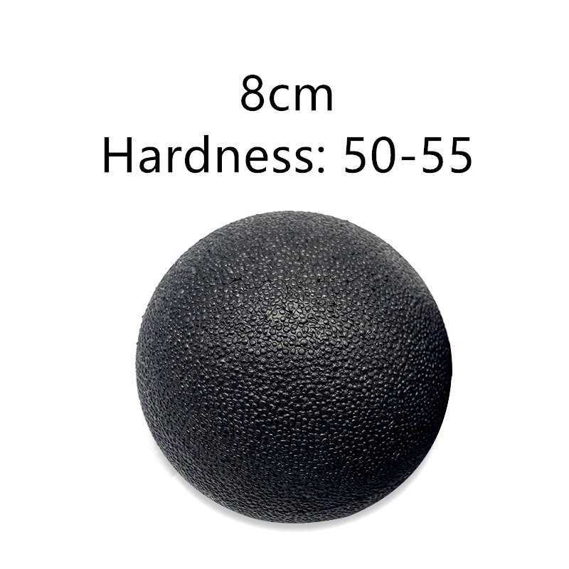 Mini pelota para hacer ejercicio, pelota de masaje de Lacrosse doble, movilidad, cacahuete, liberación miofascial, Yoga de tejido profundo: 8CM