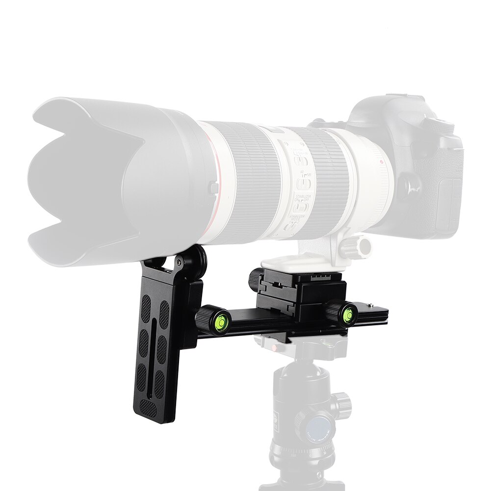 Camera Lens Bracket Aluminium Alloy Camera Telephoto Lens Bracket Stable Supporting Plate Height Adjustable