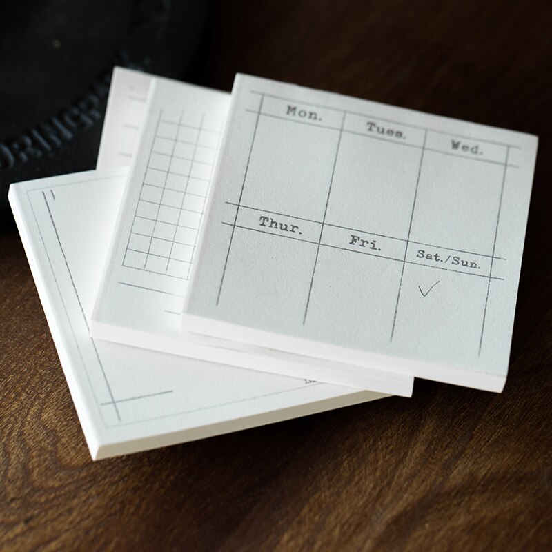 50 feuilles agenda quotidien bloc-notes à faire liste temps pense-bête calendrier planificateur bureau fournitures scolaires papeterie
