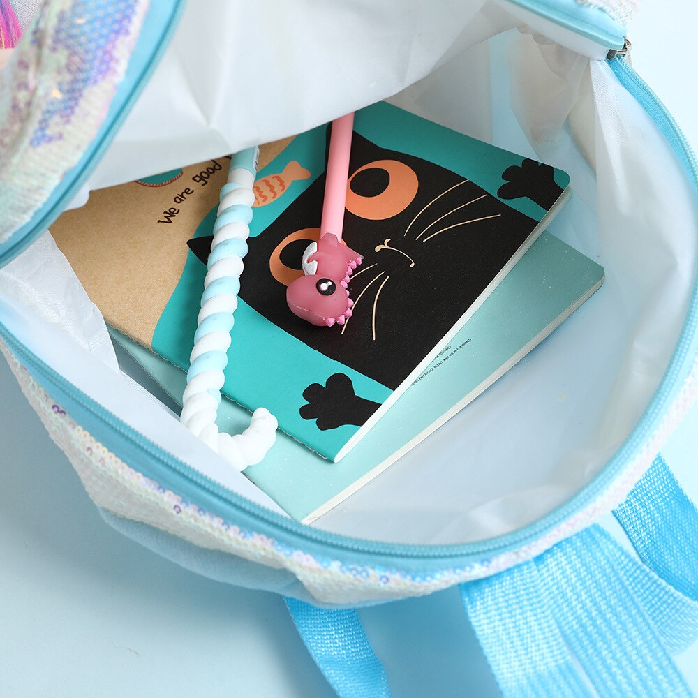 Eenhoorn rugzak meisjes/dames schooltassen winter mochila infantil schooltassen voor tienermeisjes kinderrugzak sac a dos enfant