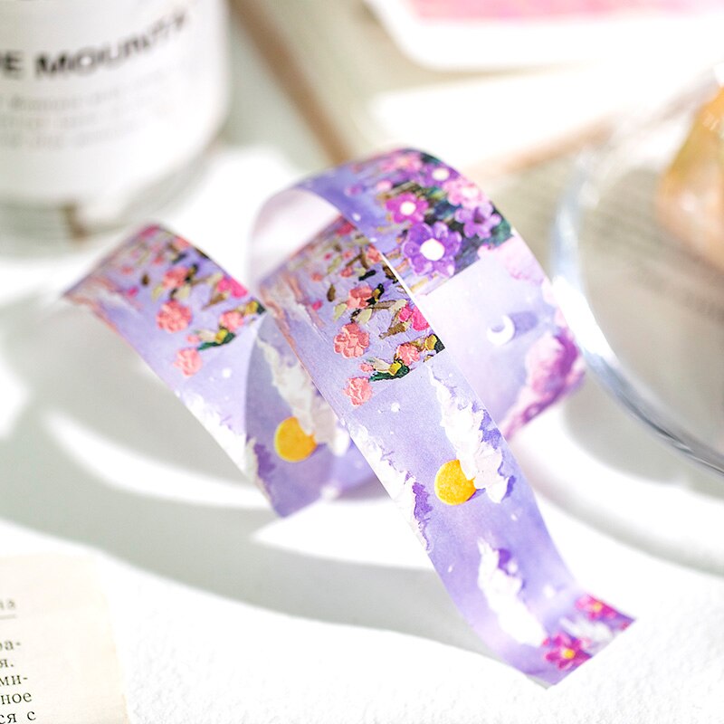 12Pcs Qinghuan In De Wereld Serie Decoratieve Verse Papier Masking Washi Tape