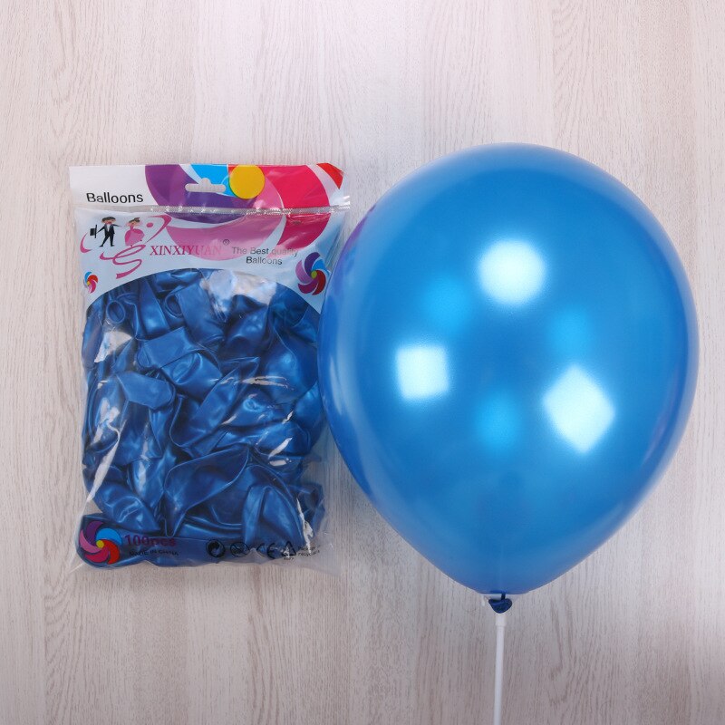 20/10 stücke 12 zoll Silber Blau Ballons metallisch Latex Luftballons perlig Luft Ballon Globos Hochzeit Geburtstag Party Dekor Chrom Ballon: 12Zoll Blau Perle / 20Stck