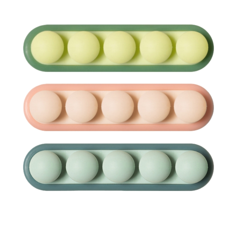 Cable Organizer Silicone Usb Cable Winder Desktop Tidy Management Clips Cable Holder for Mouse Headphone Wire Organizer Gadget: Set 1