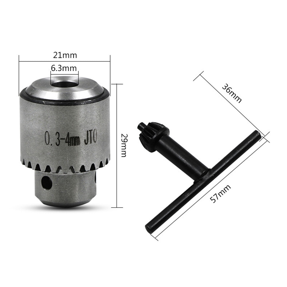 Parts Metal Holder Electric Angle Grinder Mounted 0.3-4mm Drill Chuck Mini DIY Taper Lathe Tool Durable Adapter Stable Keyed