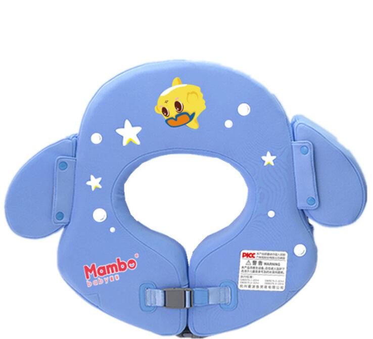 Solid Geen Opblaasbare Veiligheid voor Accessoires Baby Zwemmen Ring Drijvende Praalwagens Zwembad Speelgoed Bad Zwembaden Swim Trainer: sky blue 1