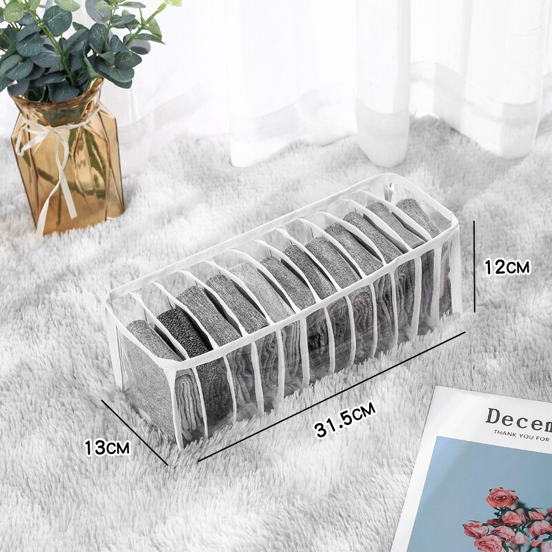 Unterwäsche organizer kleidung schränke Kasten Wandschrank zimmer organisatoren faltbare schublade Heimat Organisation und lagerung schlafzimmer Regal: Licht Grün