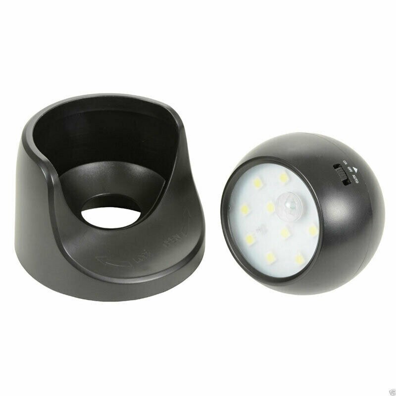 9 Led Draadloze Motion Sensor Nacht Licht 360 Graden Rotatie Nachtlampje Lamp Wandlamp Lamp Batterij Power Auto op Off