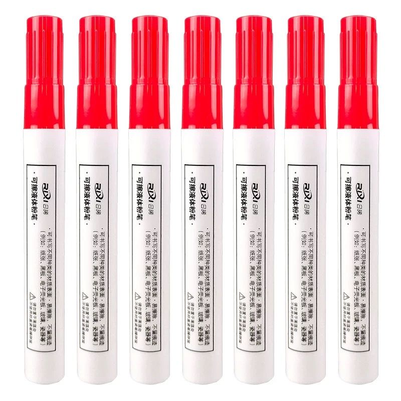 White Liquid Chalk Pen Marker Glass Windows Chalkboard Blackboard Liquid Ink Pen Used on Chalkboard Window White Pen