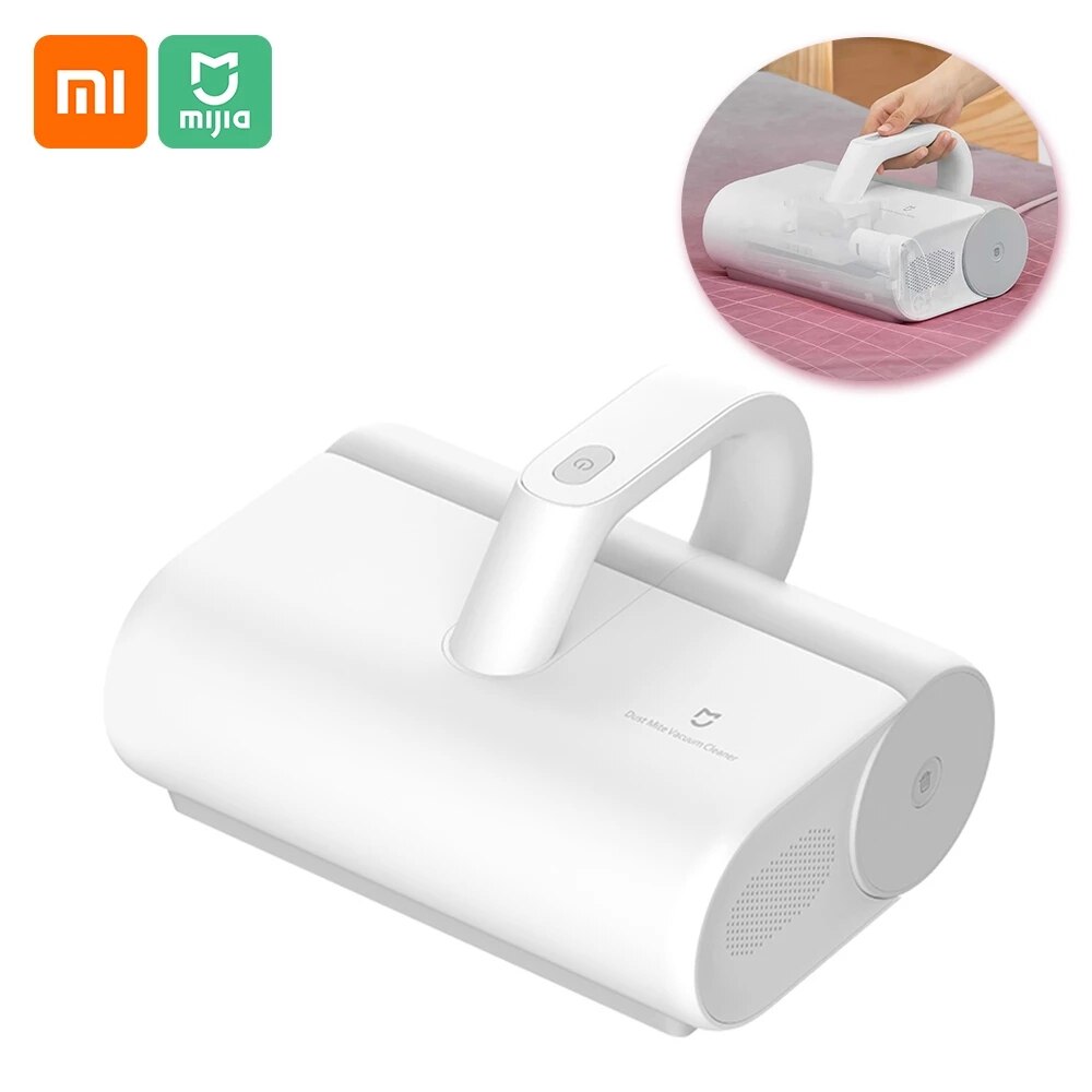 XIAOMI MIJIA Mite Remover Brush for Home Bed Quilt UV Sterilization disinfection Vacuum Cleaner 12000PA Cyclone Suction