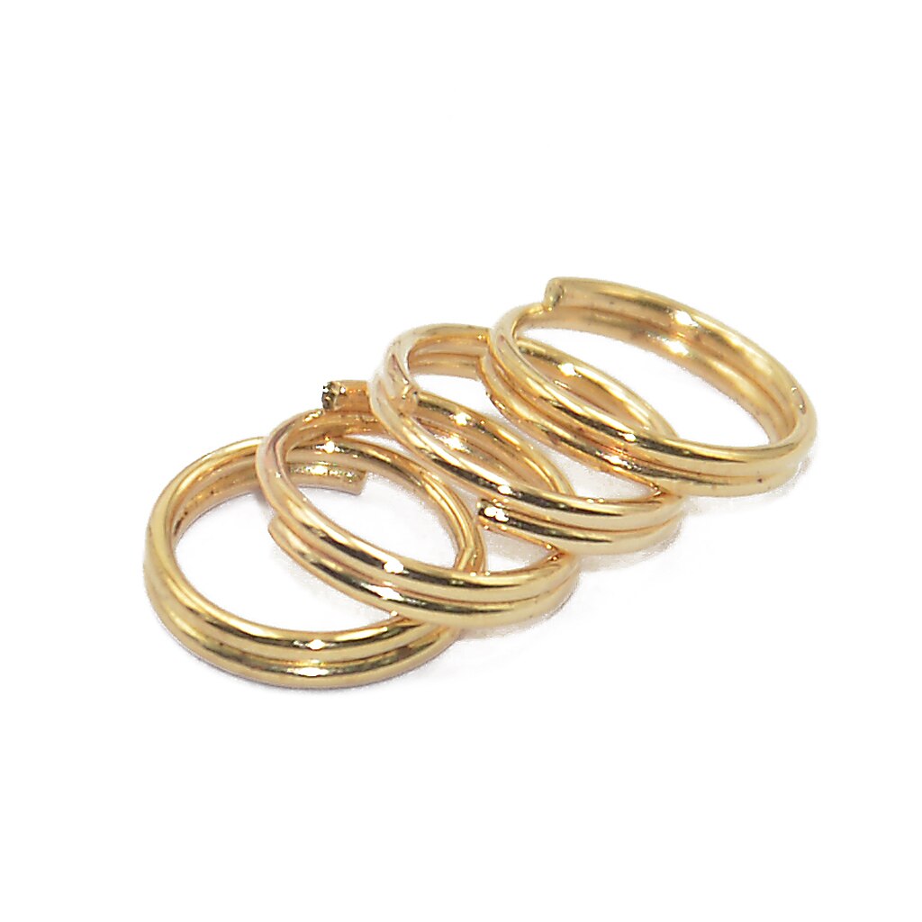 200 Pcs Split Rings Dubbele Lus Ringetje Diameter 6 Mm 8 Mm Voor Sieraden Maken 2 Kleur Voor Keuze