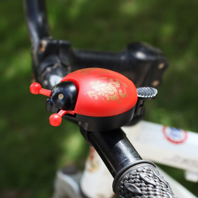 Belle cloche de vélo alarme corne bicyclette coccinelle cloche Mini coccinelle alarme vélo guidon corne cyclisme sécurité accessoires cloche anneau