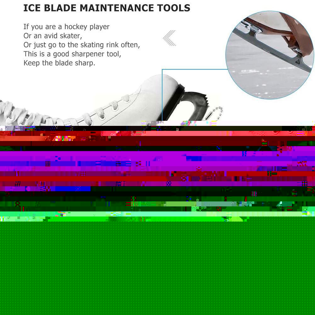 Portable Ice Skate Sharpener Blade Ice Skate Sharpeners Machine For Speed Skates Ice Hockey And Player Skating X7P5