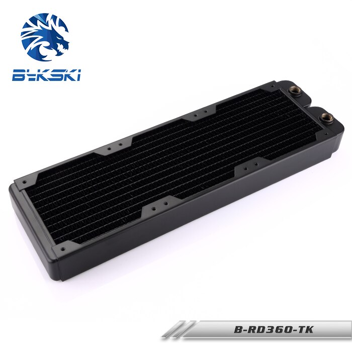Bykski B-RD360-Tk 360mm Double Row Thick Liquid Cooling Copper Radiator 38mm