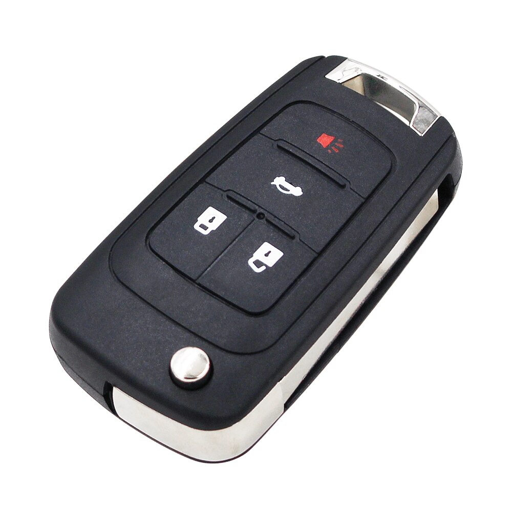 Remote Key Case Fob 4 Button Flip Folding Key Shell for CHEVROLET Cruze Aveo Camaro Equinox Malibu Spark Volt HU100