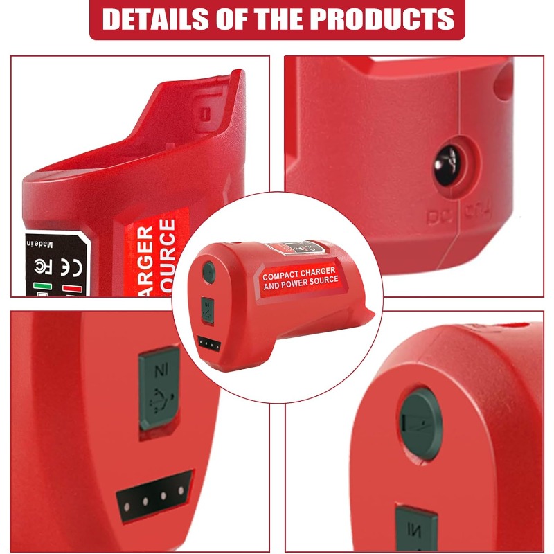 N-12 Oplader Converter Usb Power Oplaadadapter Voor Milwaukee 48-59-1201 M-12 Li-Ion Batterij Adapter Mobiele Telefoon Power Sup