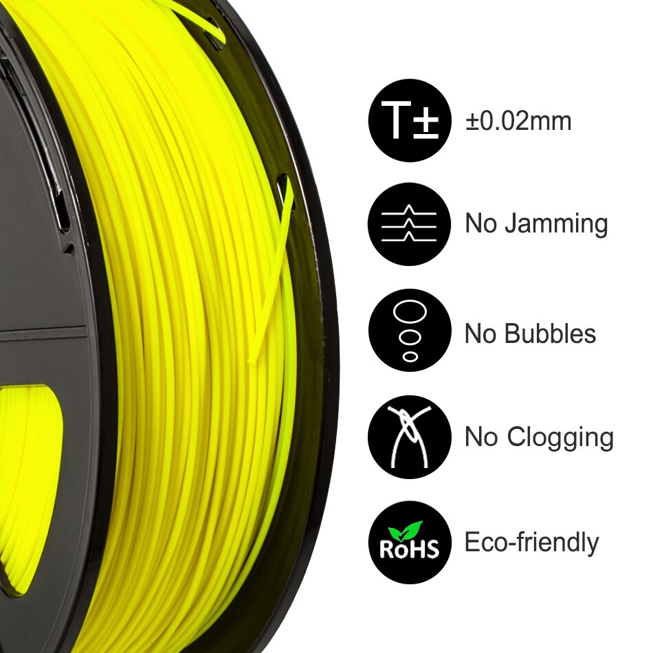 3D Printer Filament PLA 1.75mm 1kg 2.2lbs 3d plastic consumables material 3d filament Nature Works Non-toxic PLA with fast ship