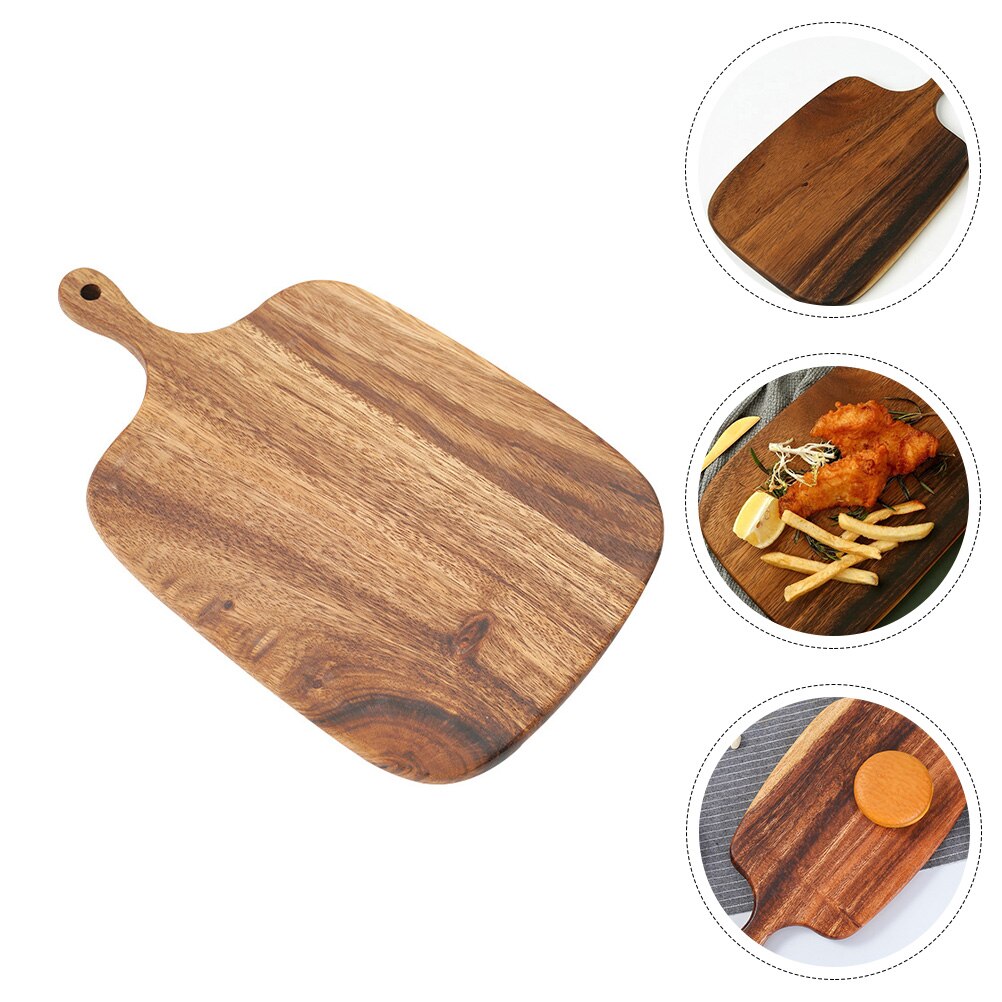 Houten Snijplank Sushi Opbergvak Rechthoek Taart Plaat Tafel Dienblad