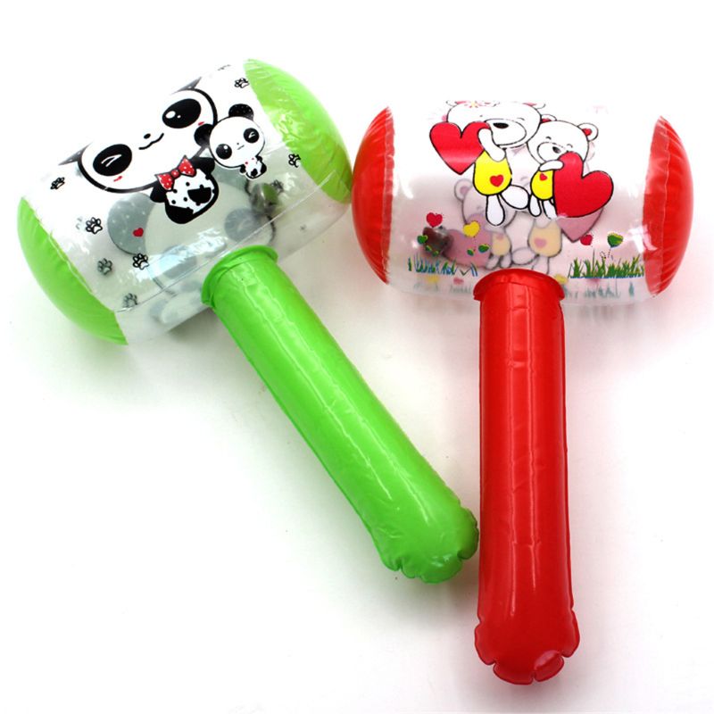 Inflatable Hammer With Bell Air Hammer Baby Toy Kids Toys Party Favors Inflatable Toy Pool Beach Toy L41D