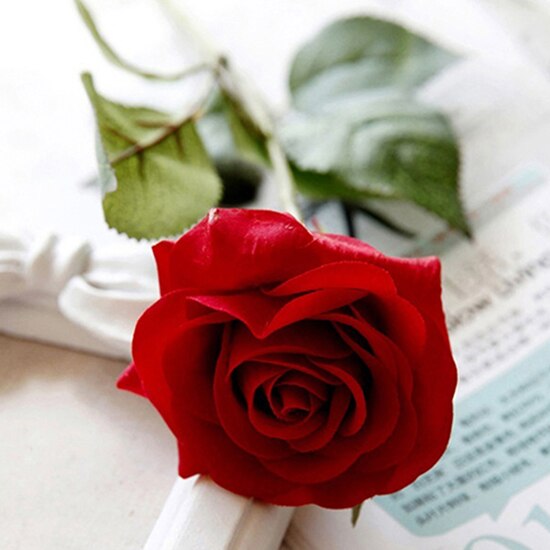 10 stk kunstig latex rosenblomster bryllupsfest kontorbord buket boligindretning festival håndværk indretning ægte touch blomster