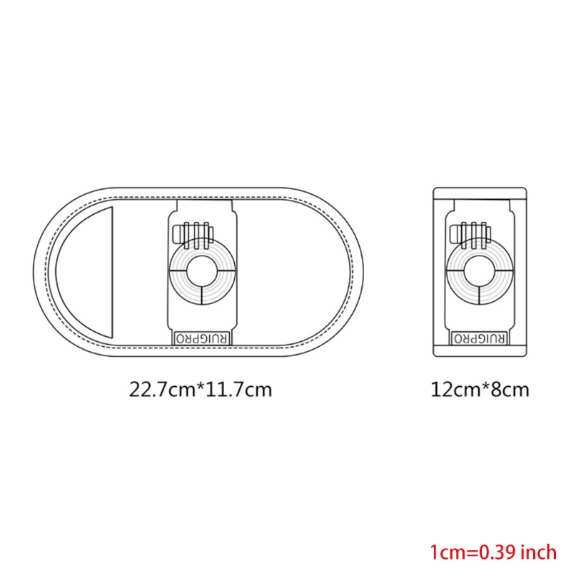 Rucksackgurt-schulter-brusthalterung kompatibel mit akaso action-kameras 573a