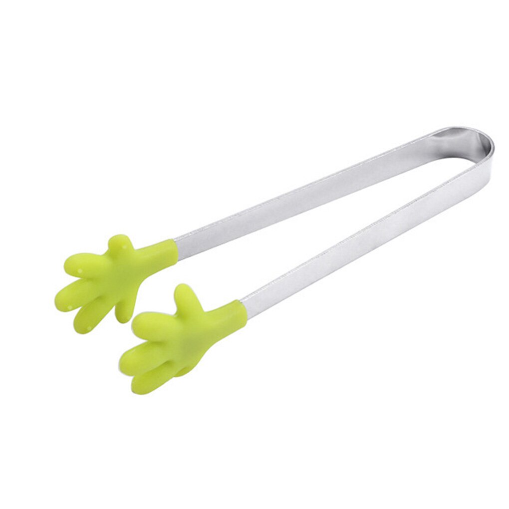 1Pcs Mini Siliconen Hand Vorm Pannenkoeken Cookies Tang Serveren Clips Keuken Gadgets: NO4