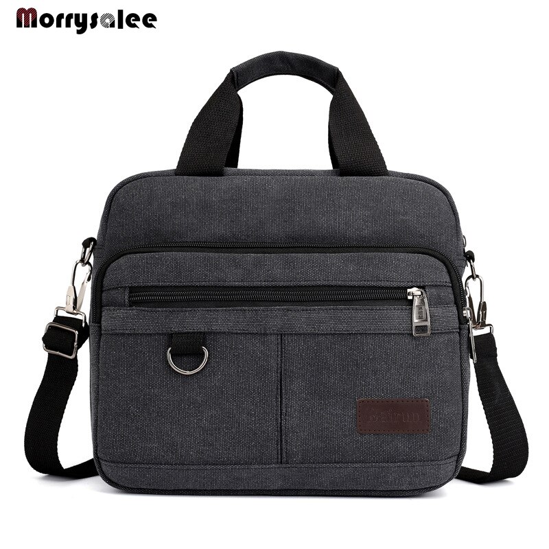 Männer Tasche lässig Leinwand Umhängetasche Große Kapazität Multi-tasche Handtasche Umhängetasche Crossbofy Tasche männer tasche: Schwarz