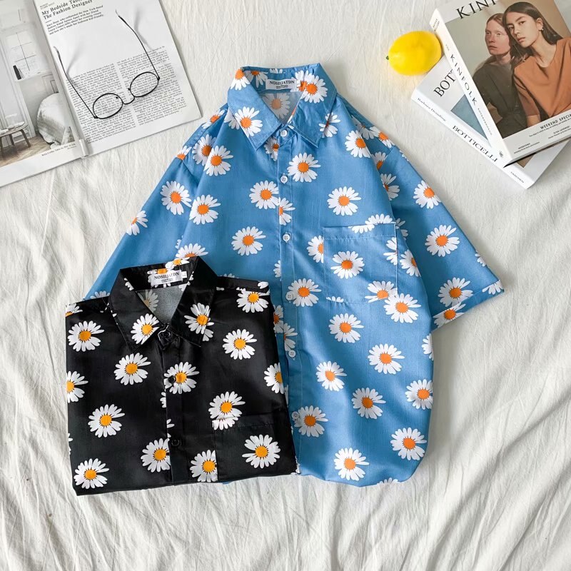herren Hemden Japan Stil Streetwear Blume Hemd Männlichen lässig Männer Kleidung Sommer Tendenzen Männer Hemden