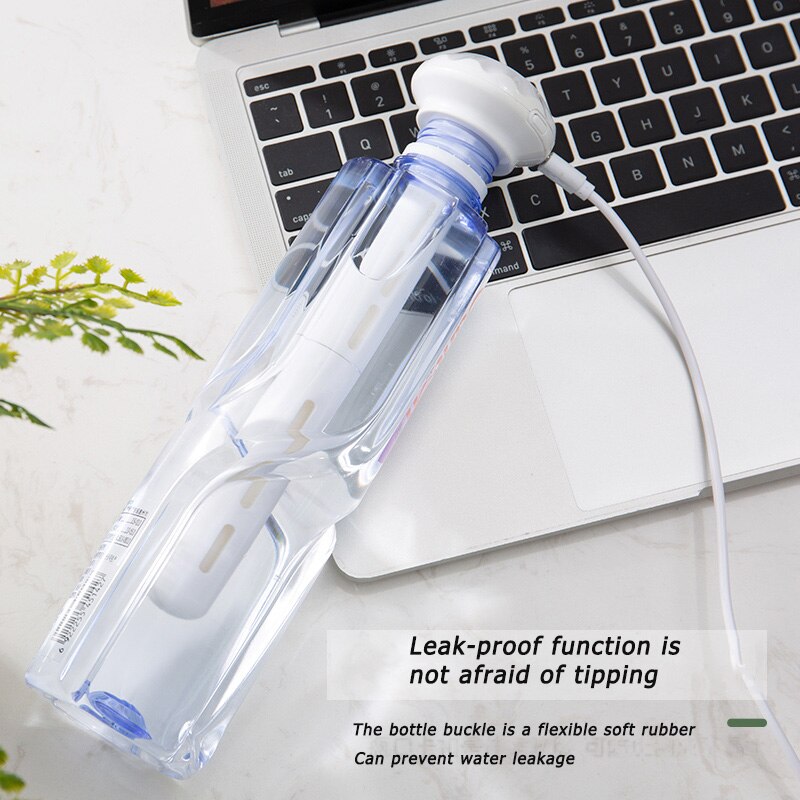 Humidificateur d&#39;air de Style parapluie USB, atomiseur purificateur hydratant, Spray, lumière nocturne bleue pour la maison, le bureau