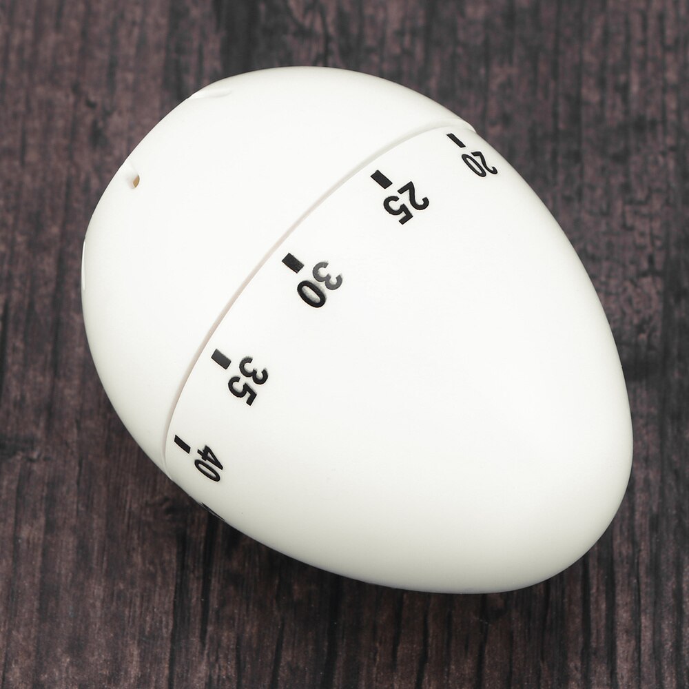 1Pc Egg Shape Mechanical Rotate Timer Manager Household Countdown Timer Manual Cooking Timekeeper Kitchen Reminder Cooking Tool