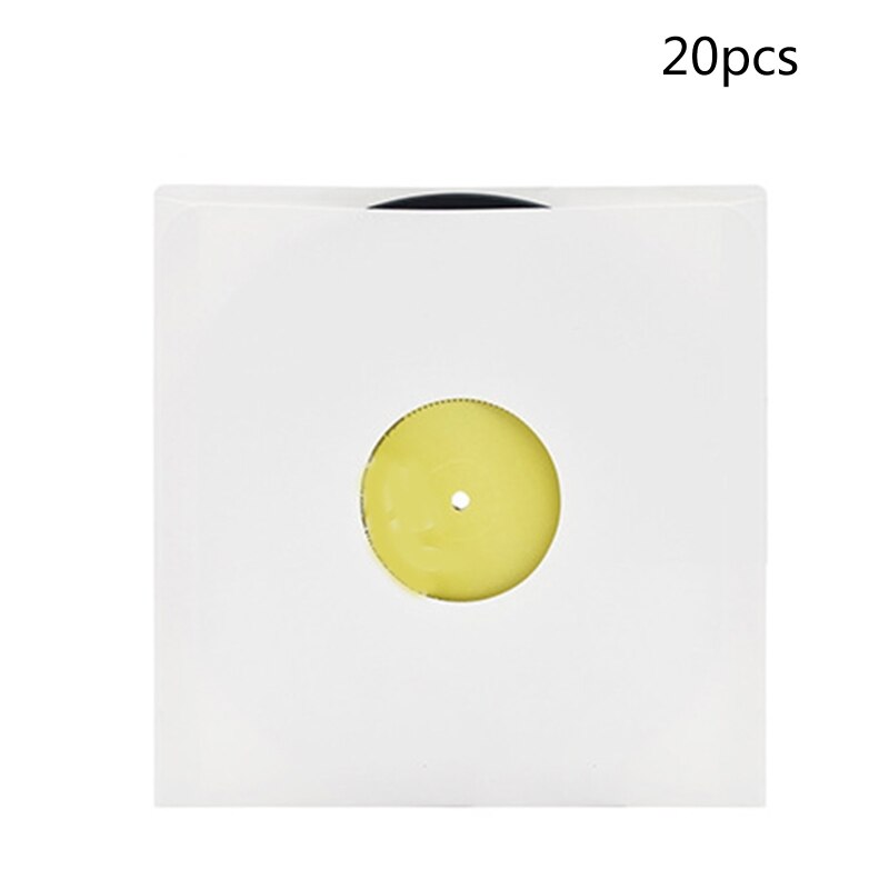 A0KB 20Pcs Disc Paper Cardboard Envelopes Storage Holder Covers Anti-static Container Disc Organizer Bags