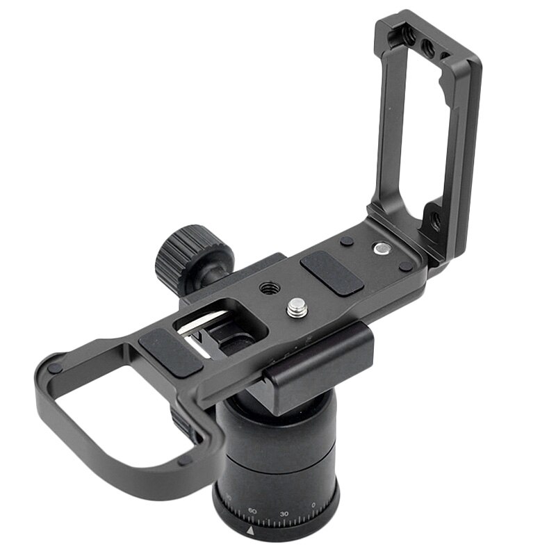 Soporte retráctil en forma de L para cámara agarre manual para Nikon Z7 Z6 LB-Z7 placa base de liberación rápida placa lateral empujar y tirar
