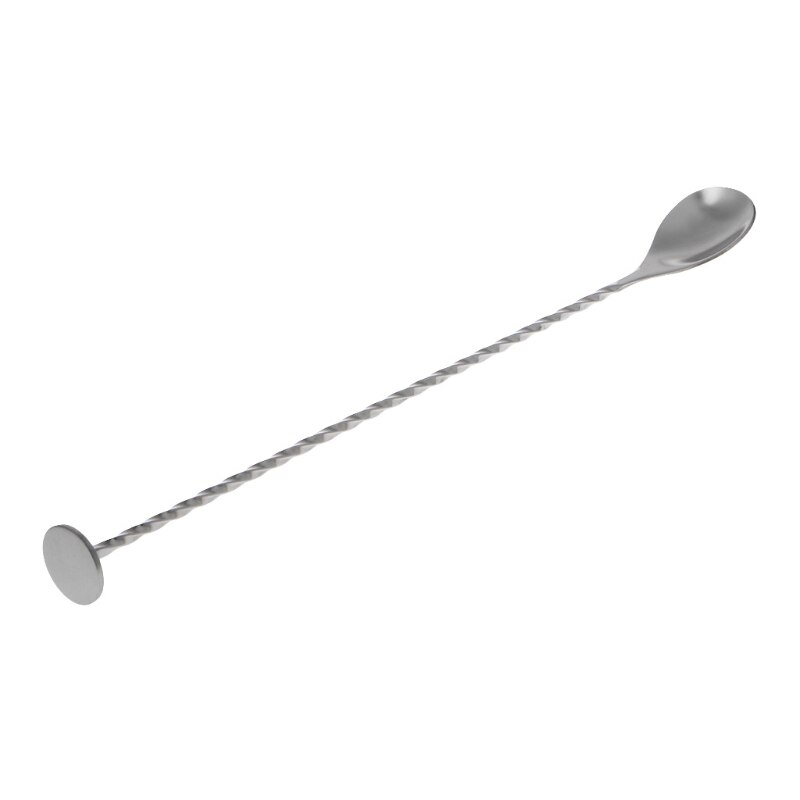 Stainless Steel Cocktail Stirrer Bar Puddler Martini Stirring Spoon