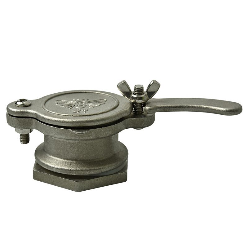 304 Stainless Steel Honey Gate 4CM Inner Diameter Honey Valve Beekeeping Honey Extractor Gate
