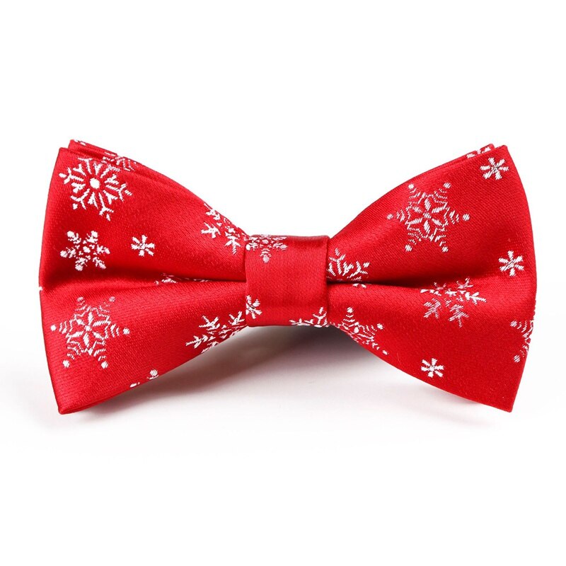 Christmas Bow Tie Children Snowflake Tree Xmas Pattern Bowtie For Boys Kids Size 9cm*5cm BowTies: ZY-BB055