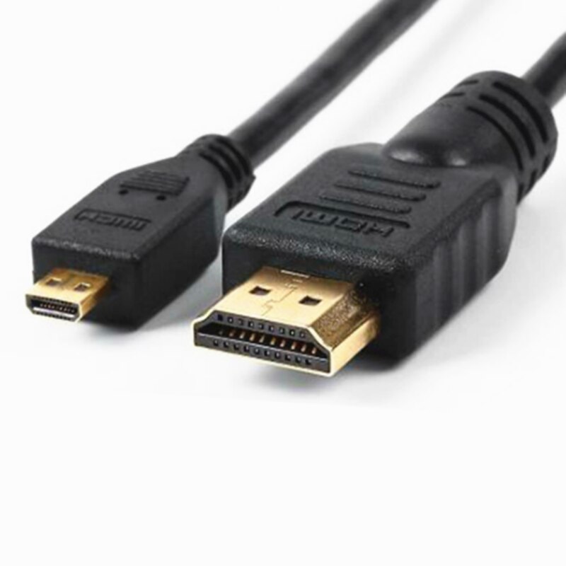 HDMI Male To Micro HDMI Adapter Converter Cable Cord for Panasonic DMC-LX100 LX100GC LF1 LF1GK GX80 GX85 FZ2500